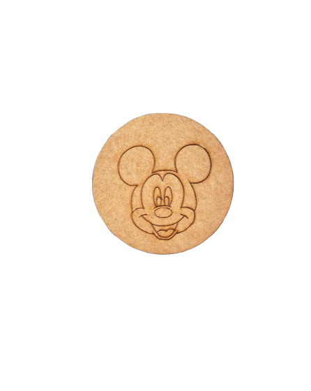 Pre-marked Mickey Mouse MDF craft board for kids DIY painting