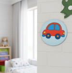DIY MDF Car Pre-Marked Base for Kids Craft and Painting