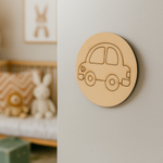DIY MDF Car Pre-Marked Base for Kids Craft and Painting