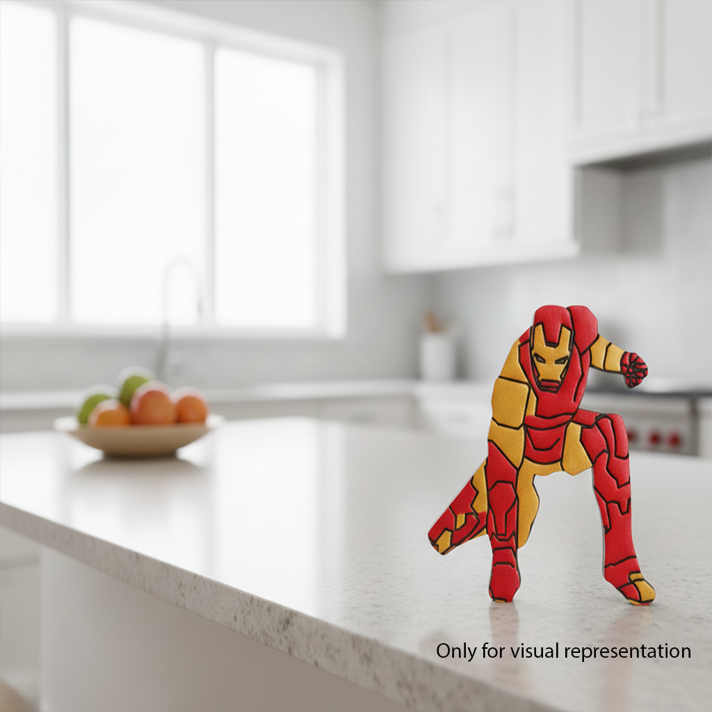 DIY MDF Armored Superhero Action Figure Cutout