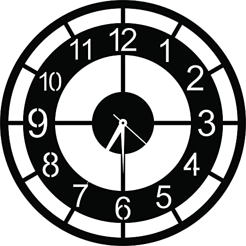 Modern digits wall clock with a minimalist design, featuring bold numerals, the image is enlarged picture of the product.