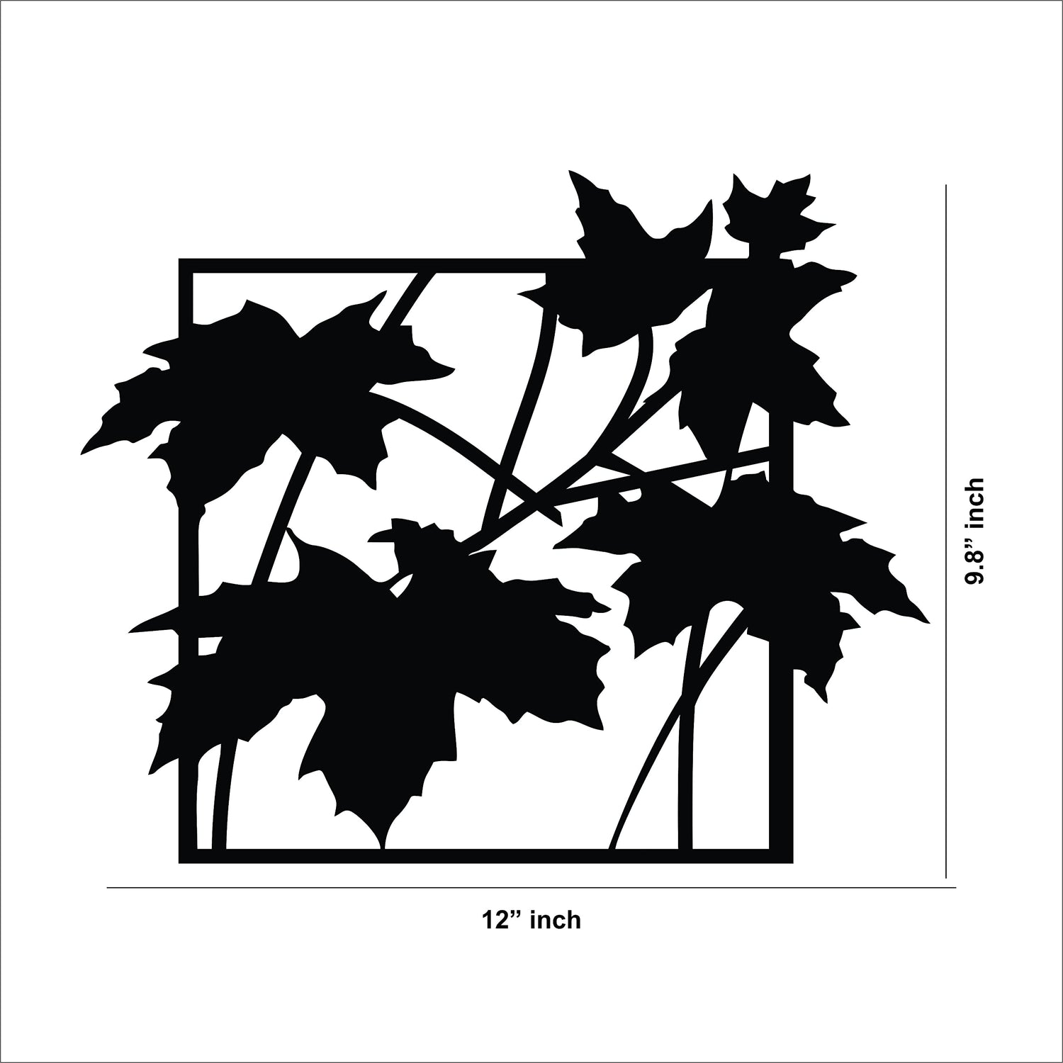 The image shows the product with dimensions.