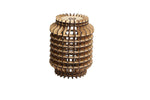 Matte black cage pendant lamp