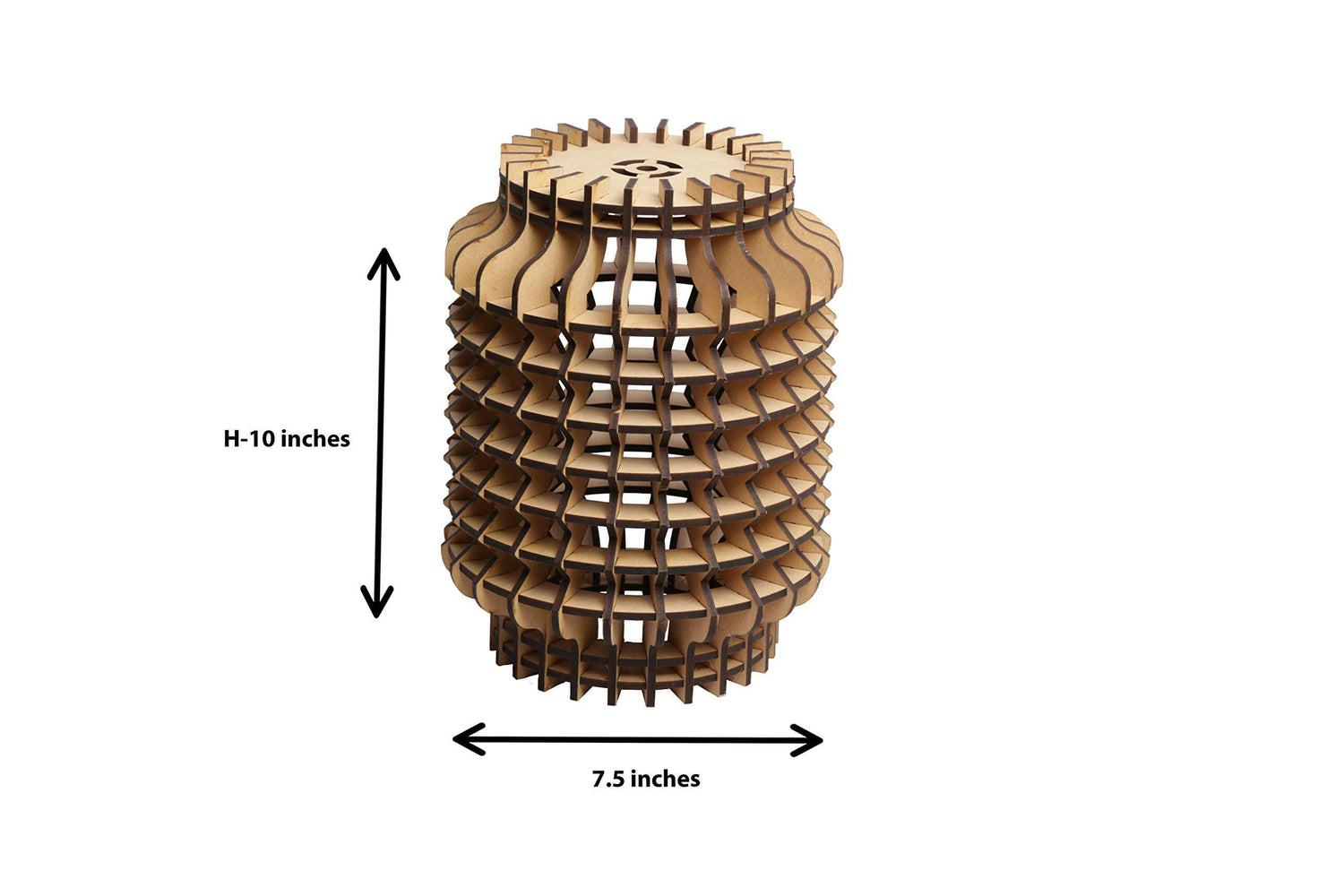 Dimensional picture of the product. The product is 10 inch by 7.5 inch.