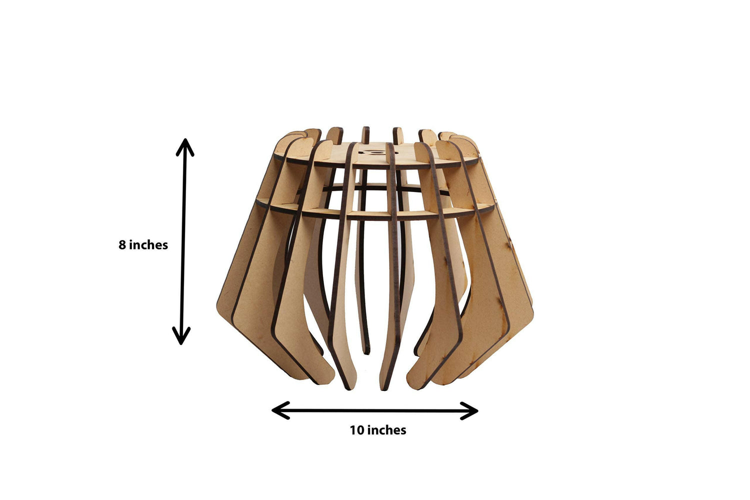 The image shows the product dimensions that is 8 inch by 10 inch.