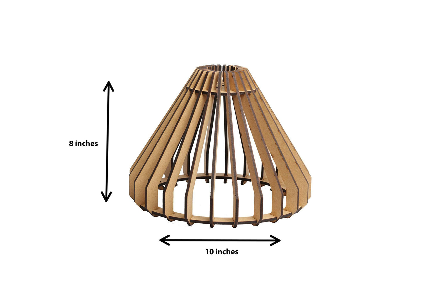 Te dimensional photo of the product with dimensions 8 inch by 10 inch.