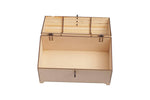 MDF treasure box wooden storage chest multipurpose keepsake organizer
