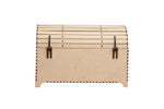 MDF treasure box wooden storage chest multipurpose keepsake organizer
