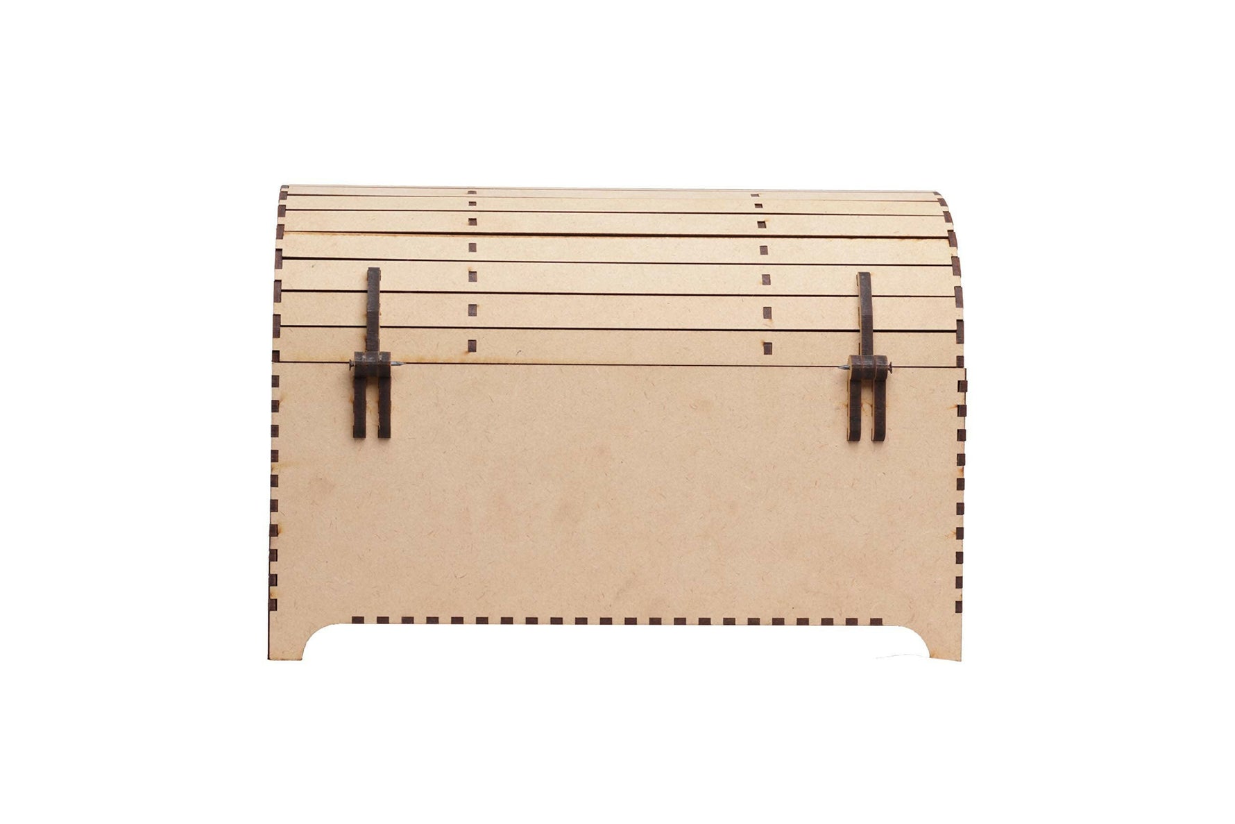 MDF treasure box wooden storage chest multipurpose keepsake organizer
