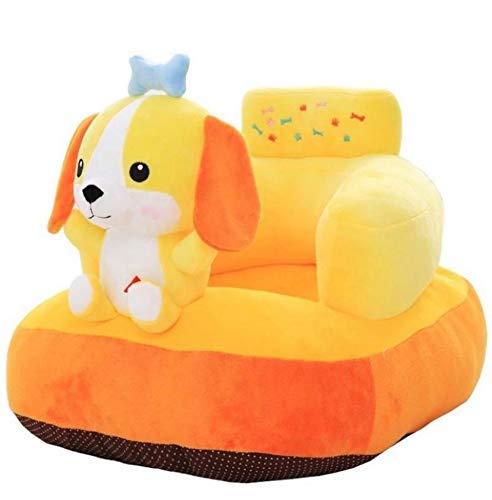 Dog-shaped plush baby sofa seat for toddlers